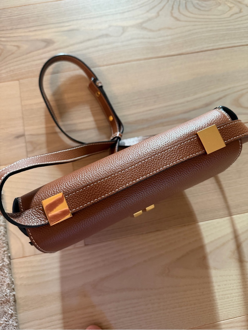 DEMELLIER VANCOUVER TAN SMALL GRAIN STITCHING - Picture 7 of 16